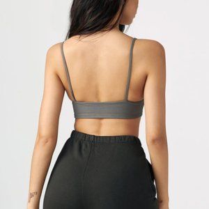 JOAH BROWN Structured Tank Bra Concrete X/S